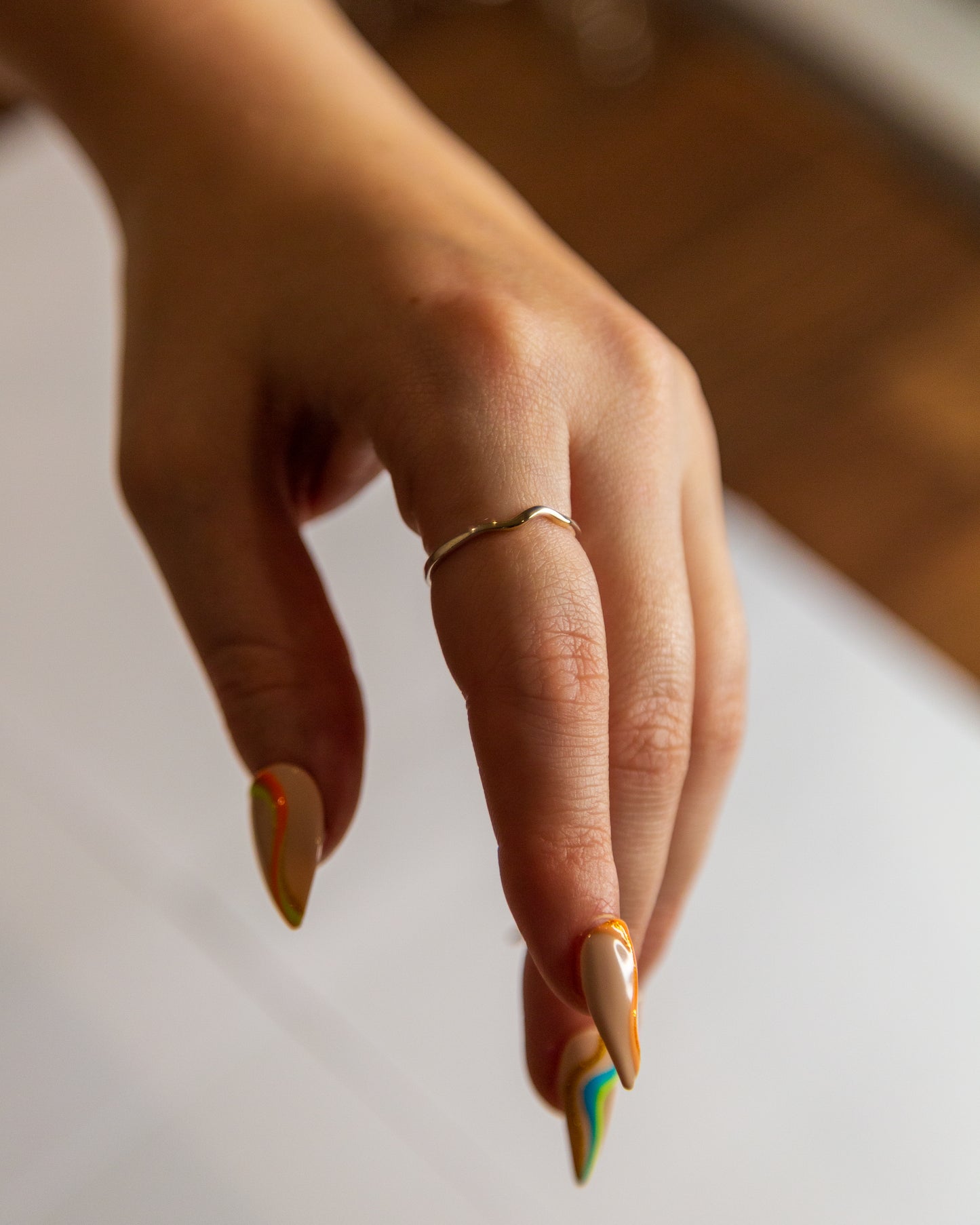 Signature Wave Stacking Ring